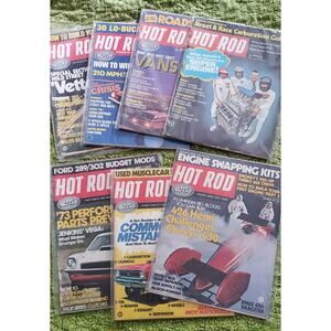 1972 Hot Rod Magazines 7 Issues Vintage Racing